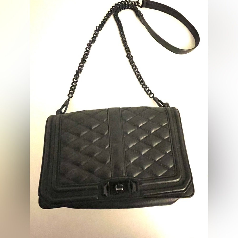 Preloved Quilted Leather Crossbody.